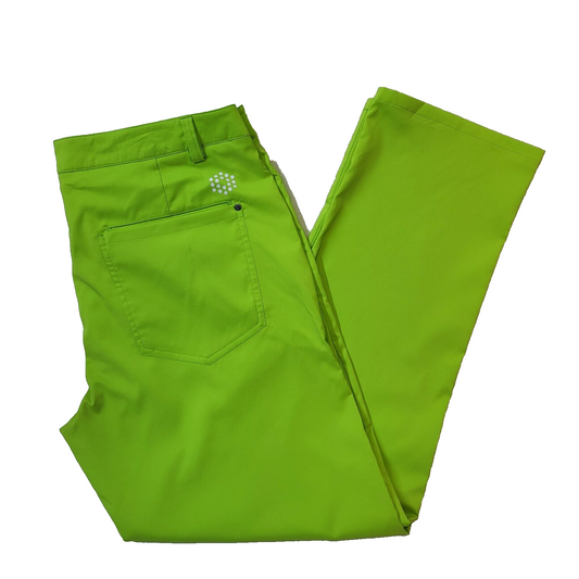 Puma Green Stretch Straight Leg Golf Trousers Men's UK XL W36 L30 G842