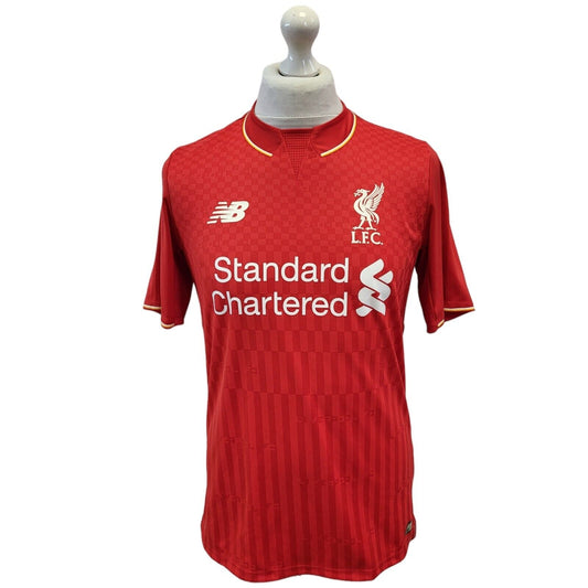New Balance Liverpool Standard Chartered Football Shirt UK Men's S Eu 46 F667