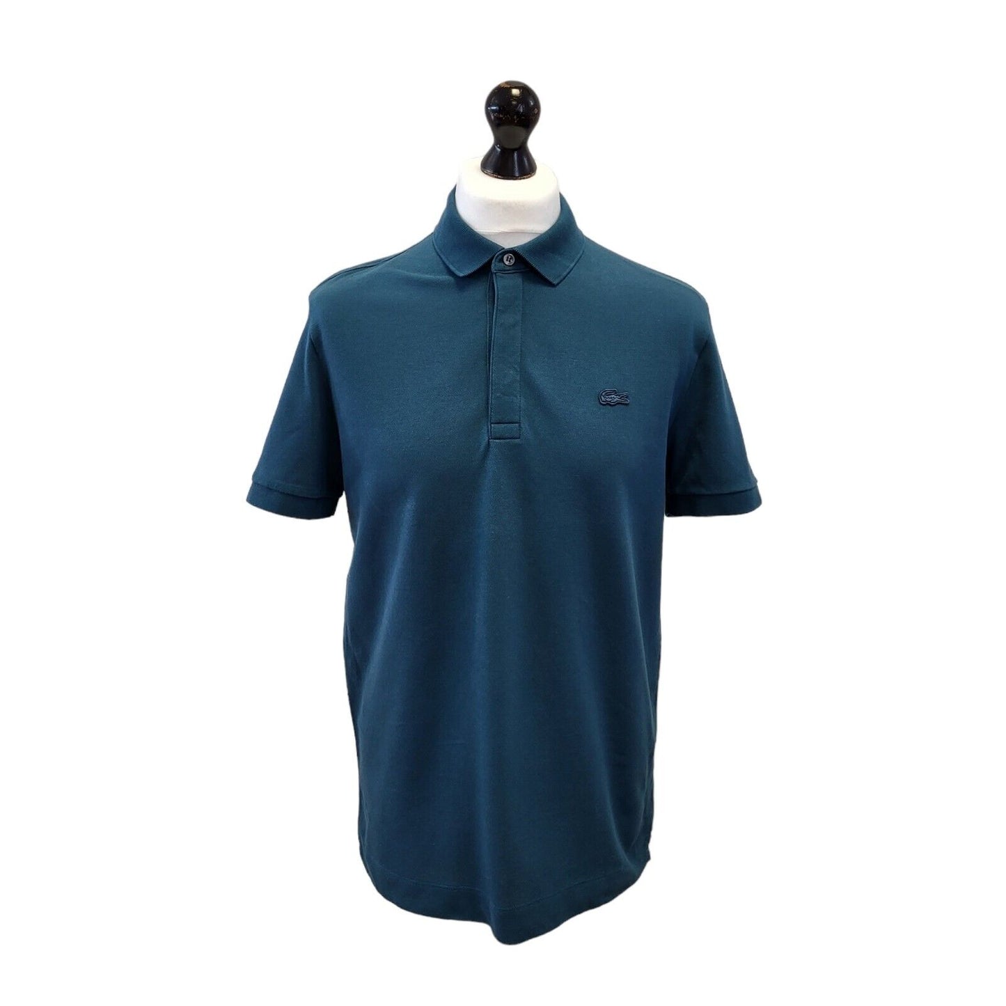 Lacoste Blue Short Sleeve Polo Shirt Mens Uk L EU 54 G342