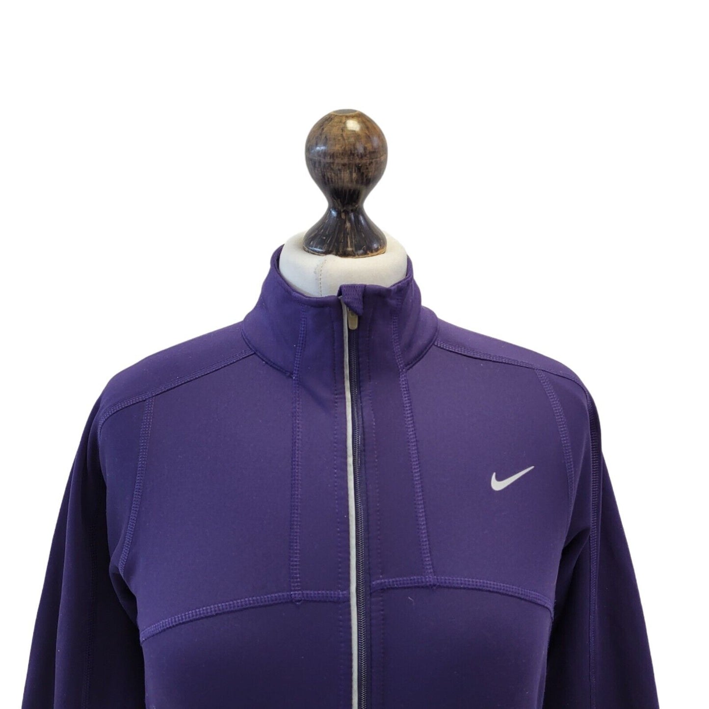 Nike Dri-fit Purple Tracksuit Track Women's Jacket Uk S 8 G944