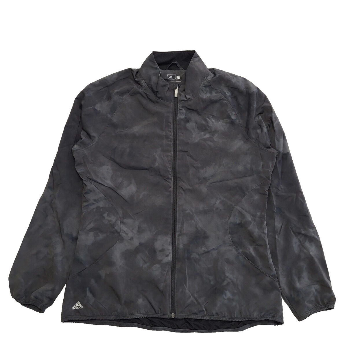 Adidas Golf Grey Zipped Sport Jacket Men's uk L eu 54 H270