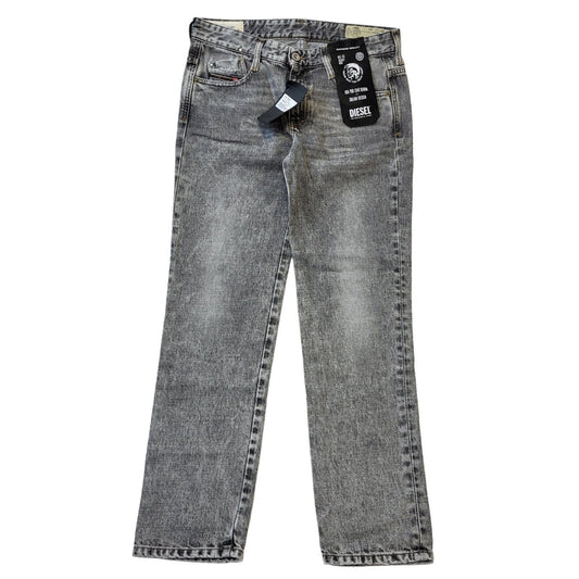 Diesel D-Rifty Grey Straight Denim Jeans UK Women's 8 W27 L32 Bnwt G428