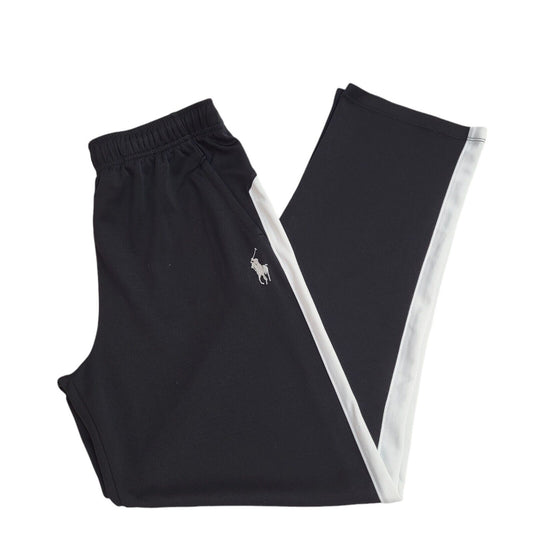 Ralph Lauren Black Straight Tracksuit Bottoms/Joggers Uk Men's S W30 L30 EE269