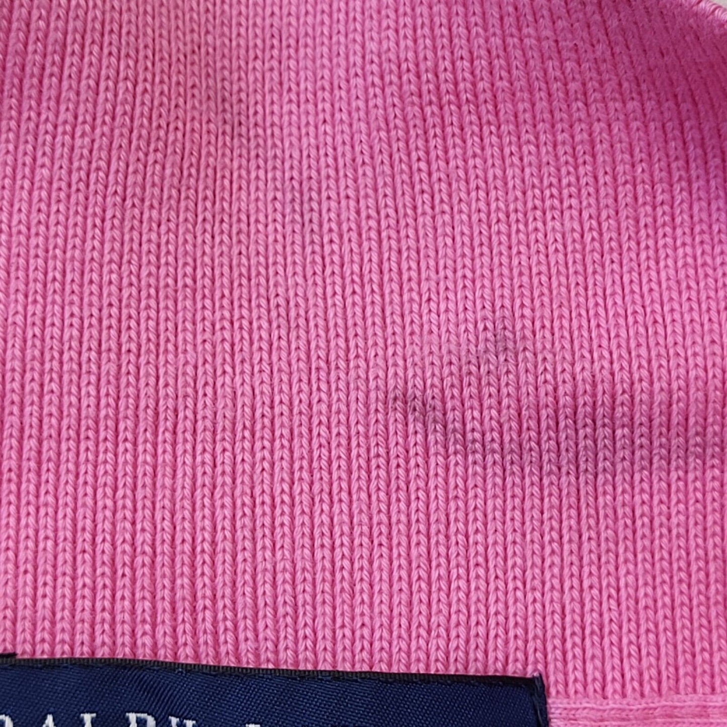 Ralph Lauren Pink Short Sleeve Polo Shirt UK Women's Small G725
