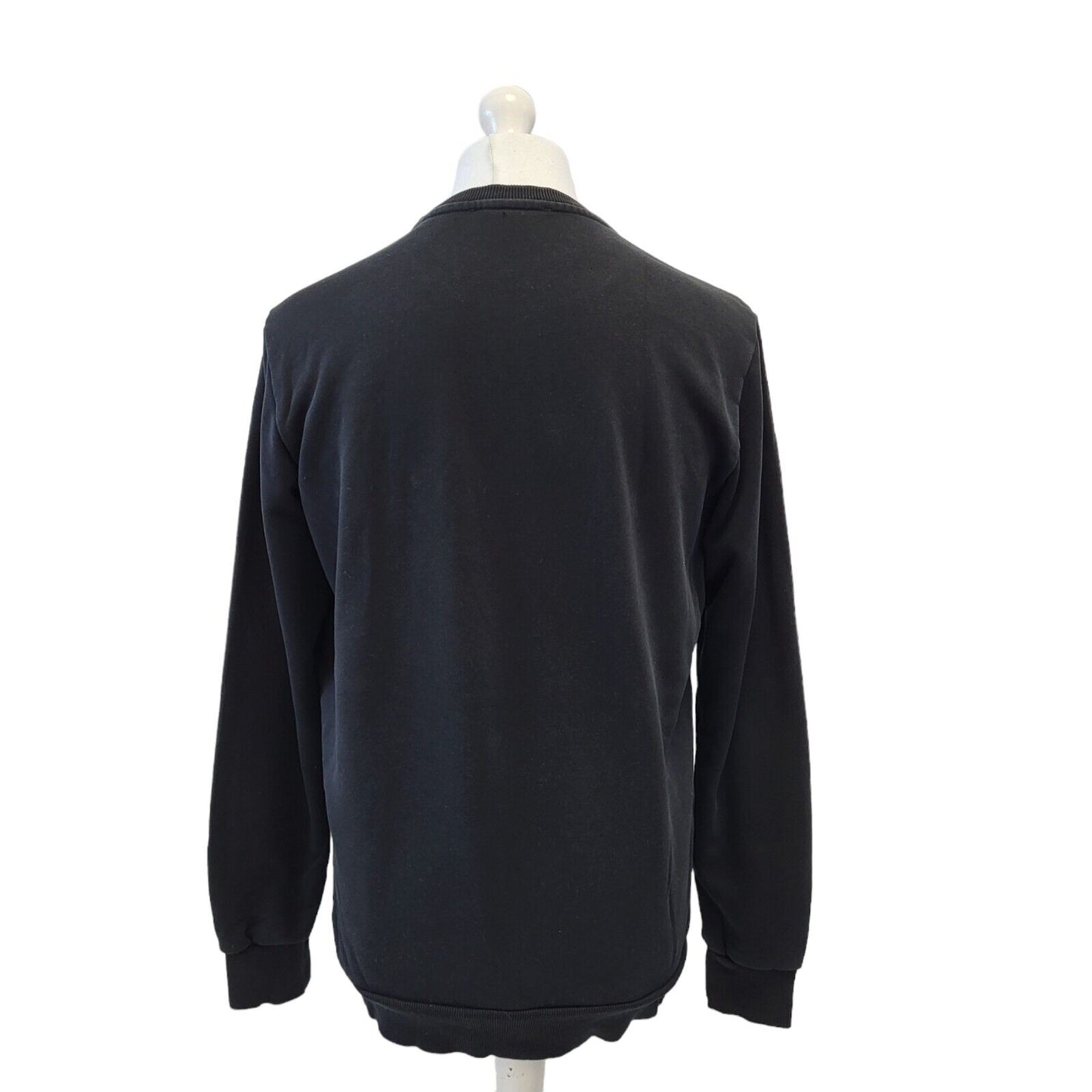 Diesel Black Spell Out Retro Long Sleeve Casual Sweatshirt Men's Uk M H102