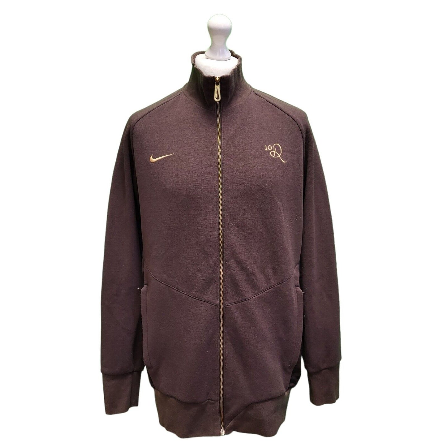 Nike Brown Long Sleeve Sports Track Jacket Top Men's UK M EU 50 H677