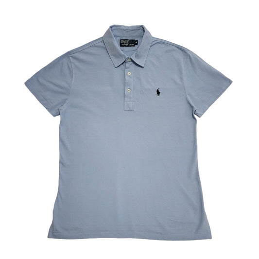 Polo Ralph Lauren Regular Fit Blue Cotton Polo T-Shirt Men's UK M EU 50 H374