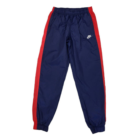 Nike Blue Red Tapered Jogger Tracksuit Bottoms Uk Men's S W30 L30 G535