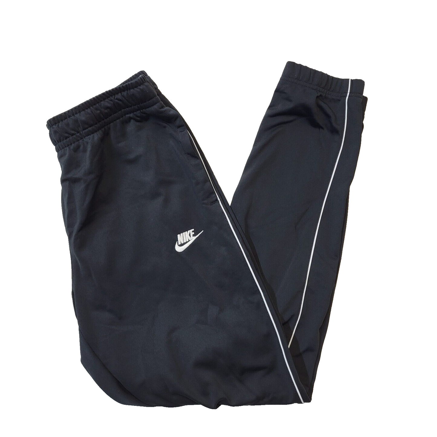 Nike Black Tapered Drawstring Tracksuit Jogger Bottoms Men's  UK M W32 L30 H43