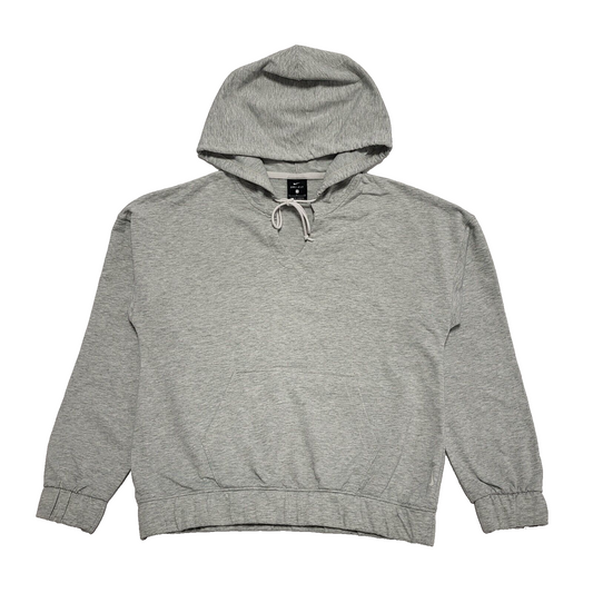 Nike Grey Drawstring Sweatshirt Hoodie Women's UK S 8 EU 36 H978