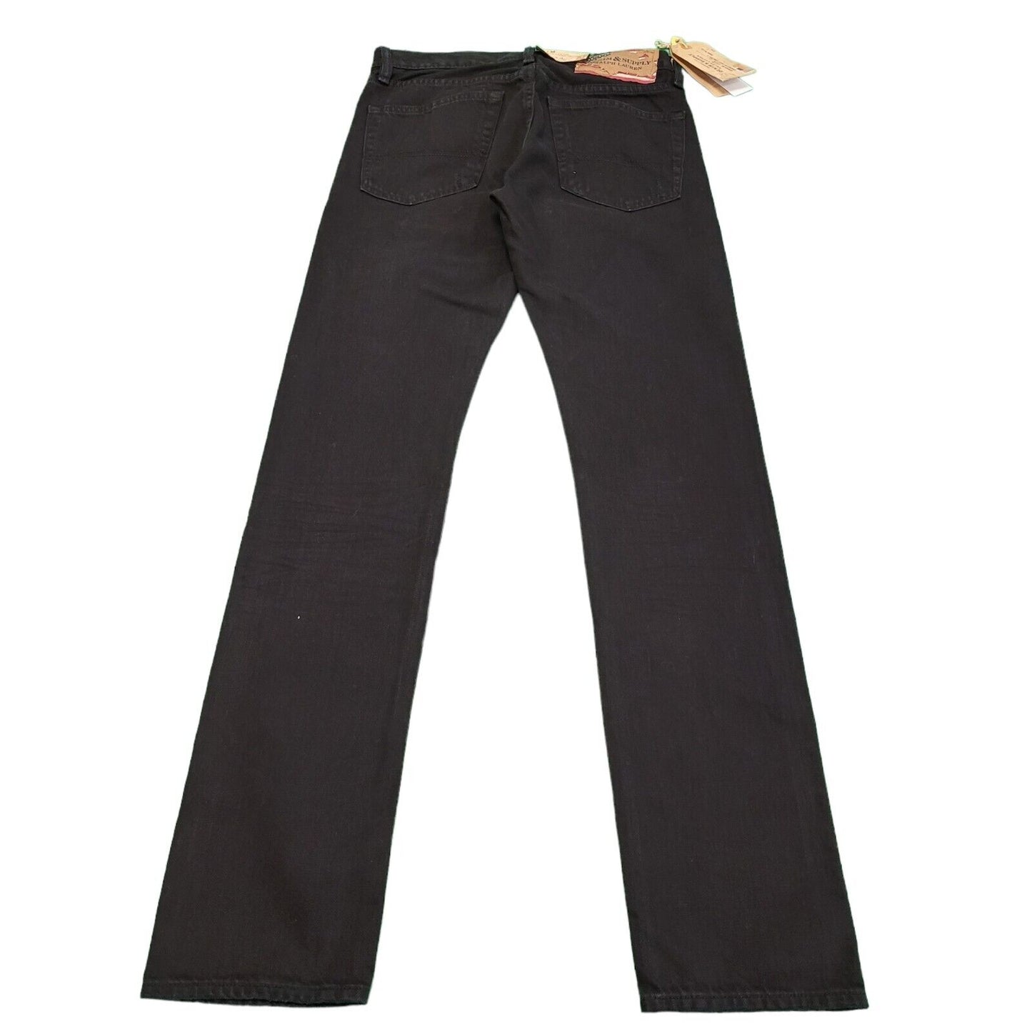 Ralph Lauren Black Slim-Fit Low Rise Denim Jeans Men's  XS W29 L34 BNWT H200