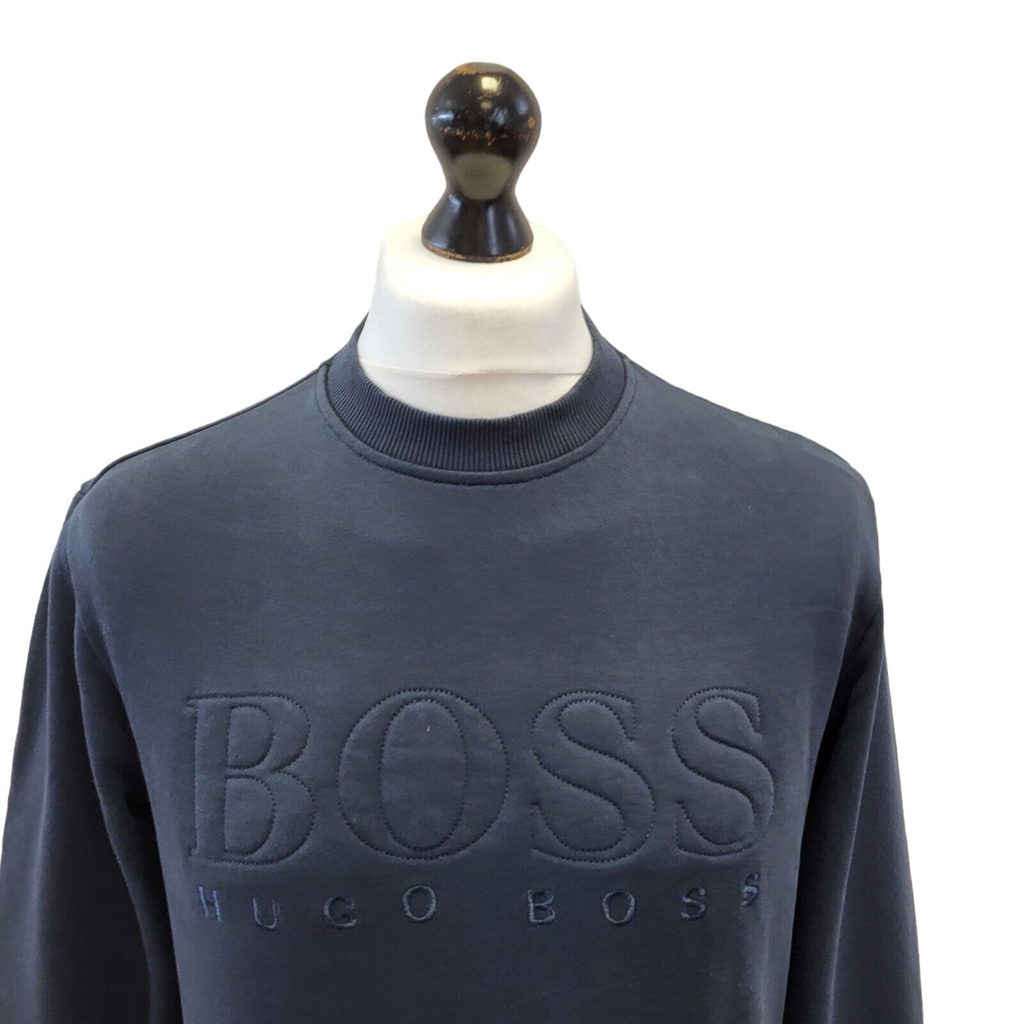 Hugo Boss Sweatshirt Blue Long Sleeve Crew Neck UK S EU 48 G313