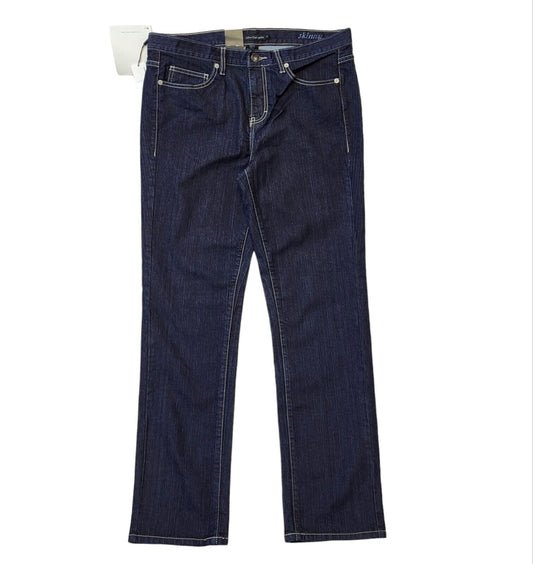 Calvin Klein Dark Blue Skinny Denim Jeans UK Women's 12 W30 L31 Bnwt G210