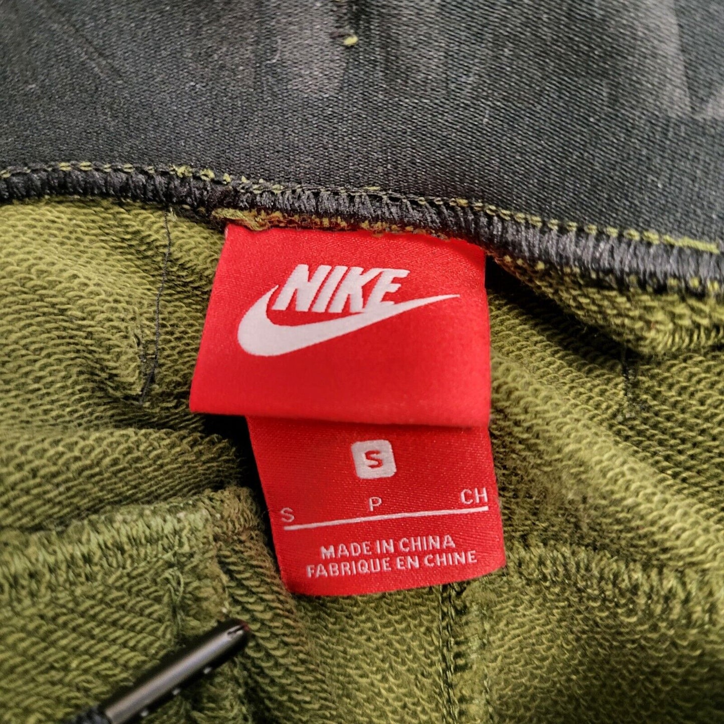Nike Green Drawstring Tapered Jogging Bottoms Men's uk S W30 L31 H537