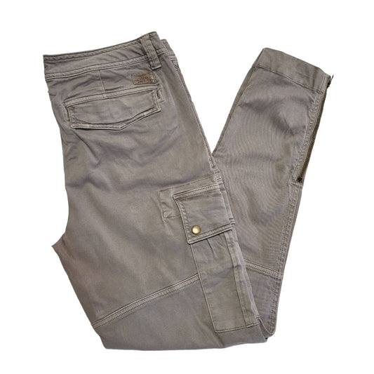 Polo Ralph Lauren Grey Skinny Denim Cargo Jeans Women's  12 W32 L30 H253