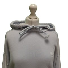 Adidas Blue Drawstring Sweatshirt Hoodie Women's UK L 12 EU 40 H939