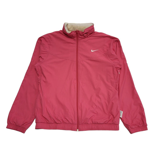 Nike Pink White Reversible Lightweight Sports Jacket Women's  UK 12 L H361