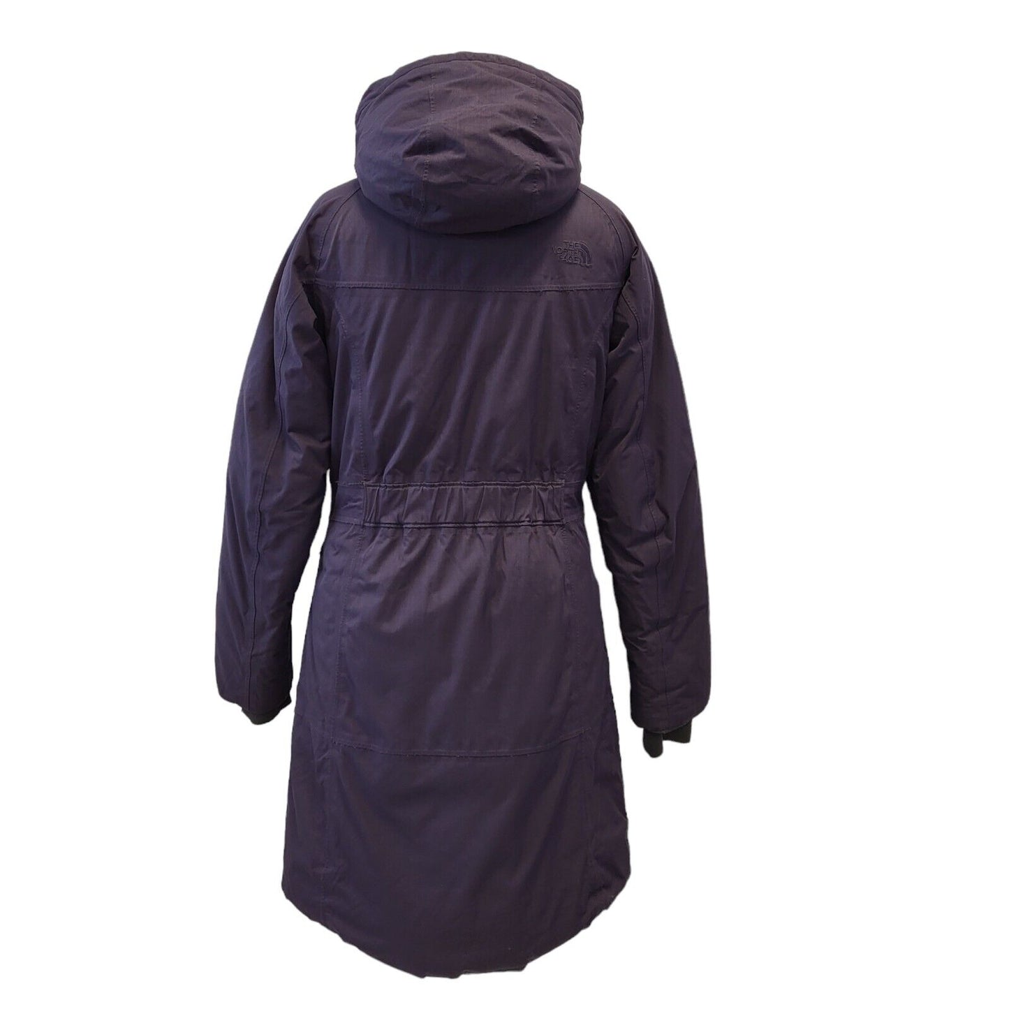 The North Face Purple Hooded Coat UK Women's Small G683