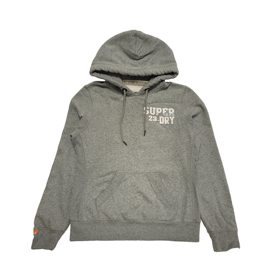Superdry Grey Drawstring Sweatshirt Hoodie Women's  UK L 12 EU 40 H943