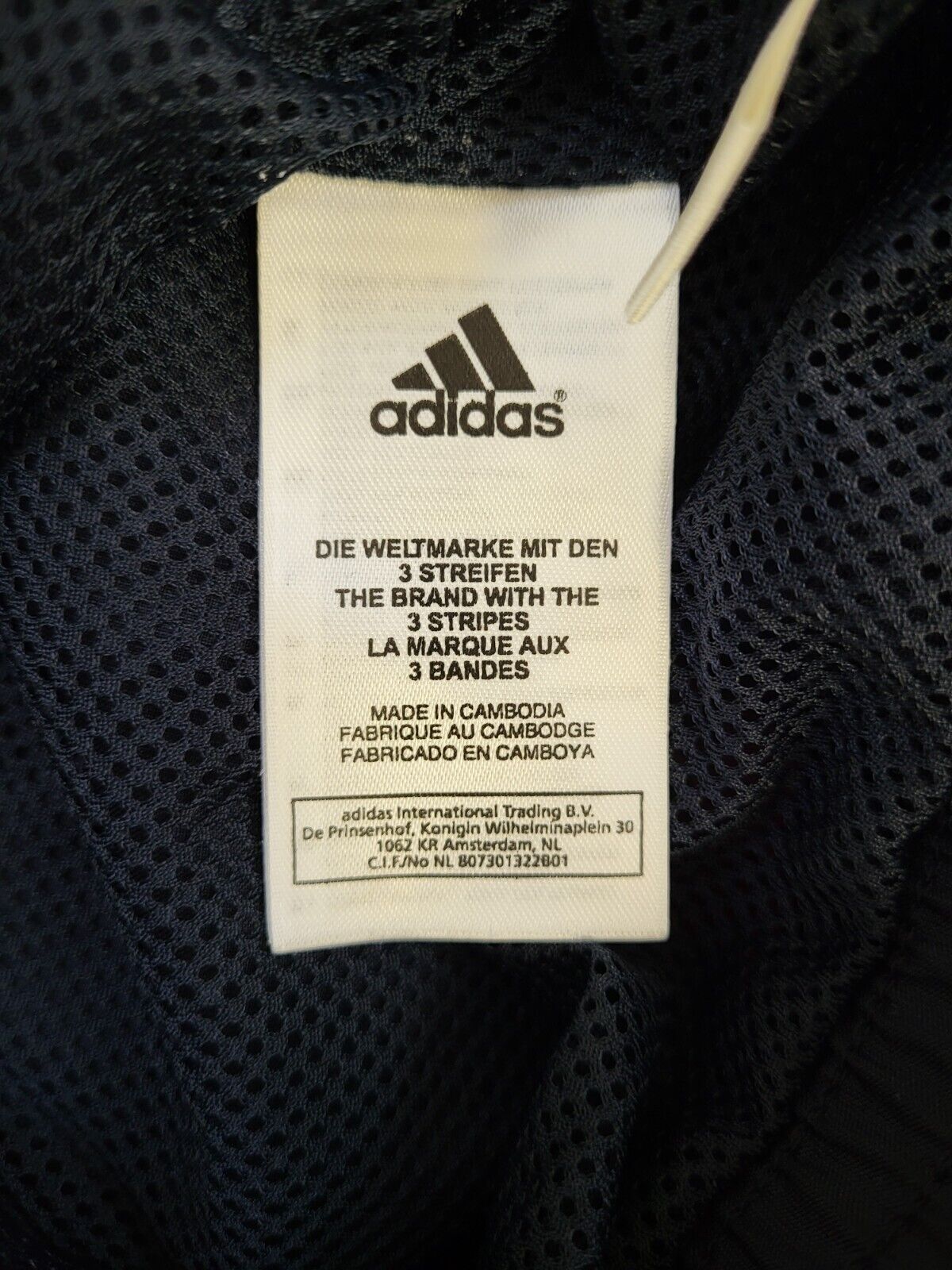 Adidas Navy Blue Long Sleeve Sport Tracksuit Top Jacket Men's  Uk M H181