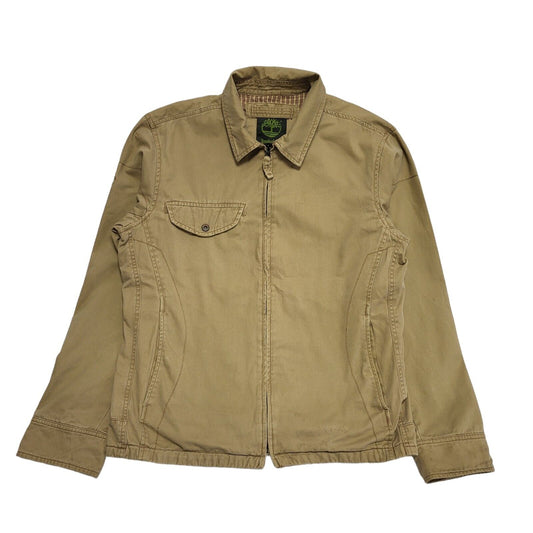 Timberland Beige Zipped Denim Jacket Men's uk M eu 50 H444