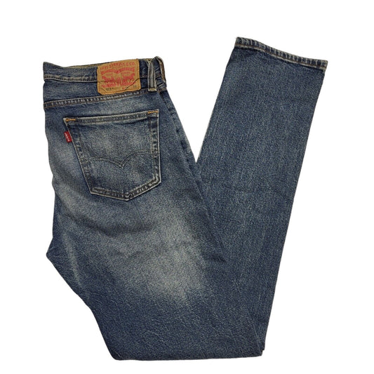 Levi's 511 Faded Blue Straight Denim Jeans Men's uk M W32 L32 H657