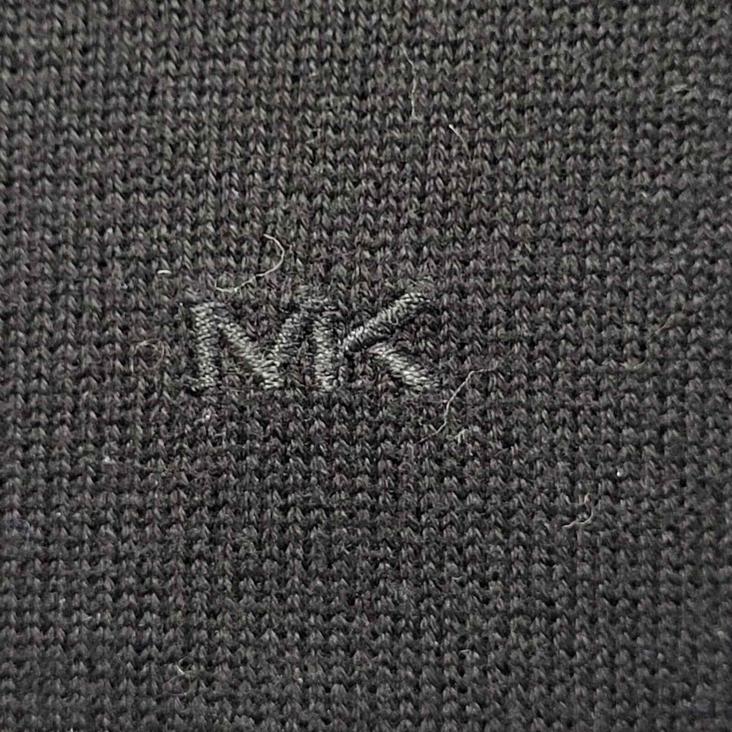 Michael Kors Black Crew Neck Cotton Jumper Uk Men's Small BB272