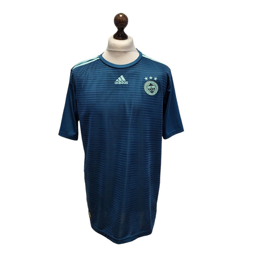 Adidas Fenerbahce FC Football Jersey Indigo Home Kit Men's uk XL E796